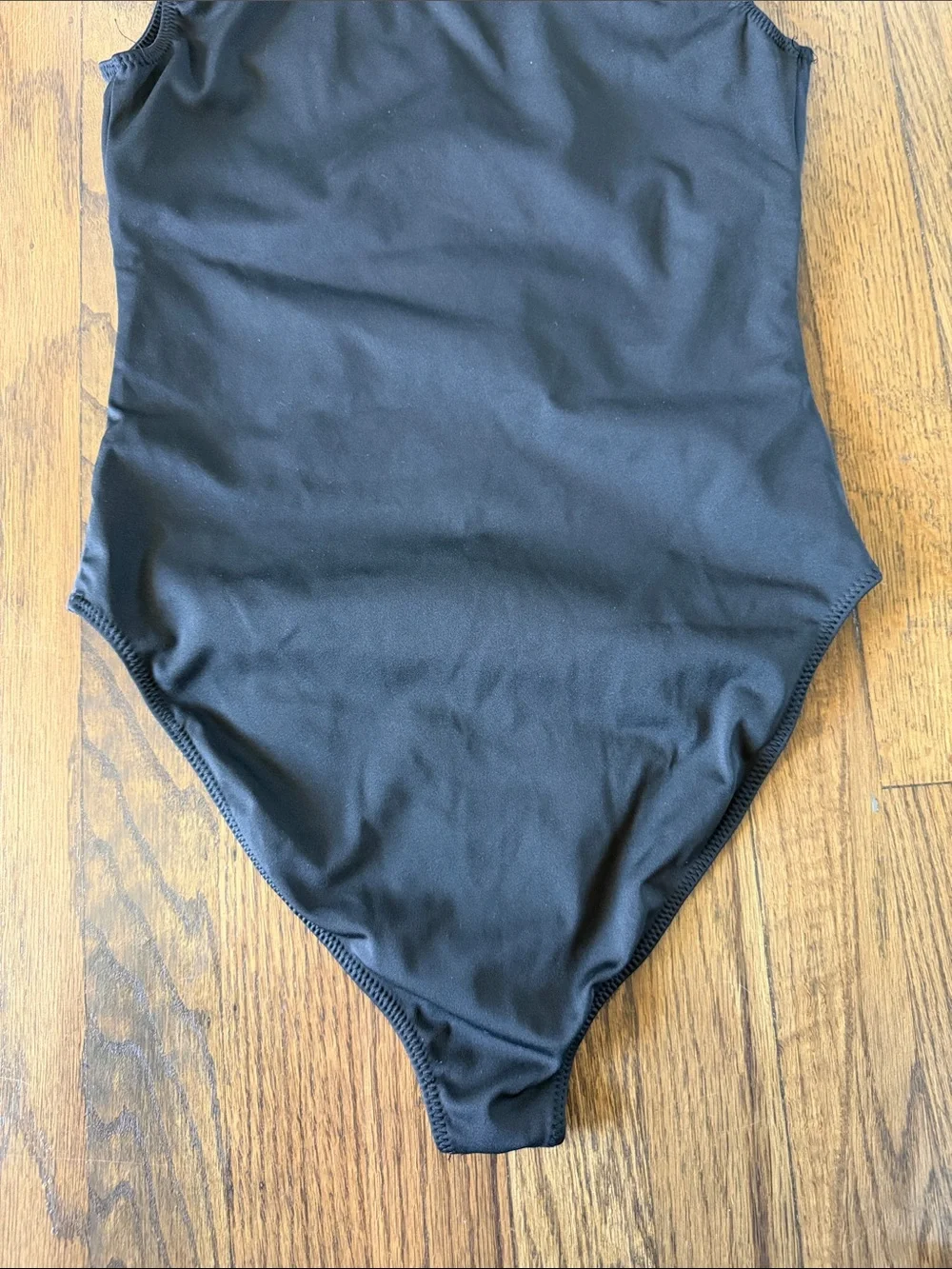 Caroline Constas Black One-Piece Swimsuit with White Bows